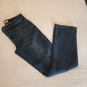 J.Jill Denim, Smooth Fit, Straight Leg Classic Blue Jeans. Size 2 Petite. Womens